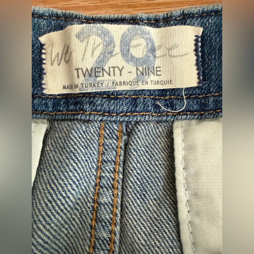 Free People We The Free Avenue Mini Skirt Icon Wash 29 - Picture 7 of 9